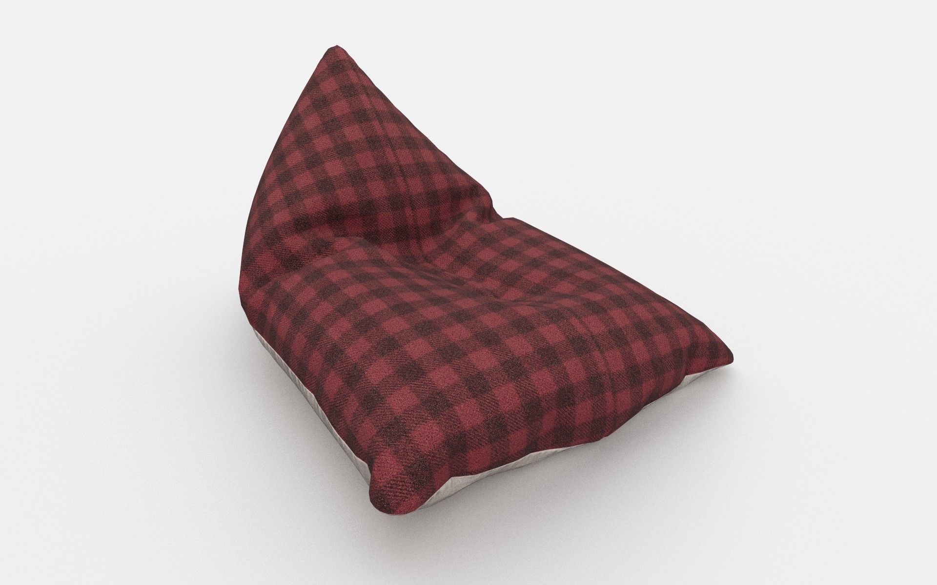 BeanBagChair  M07 Low-poly 3D model_2