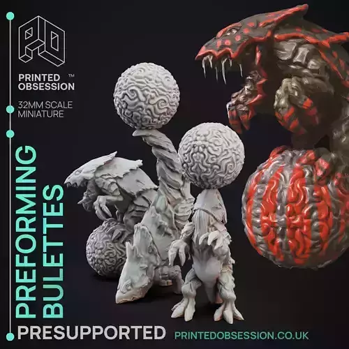 Bulettes - 3D Printable TTRPG - PRESUPPORTED - 32mm Scale