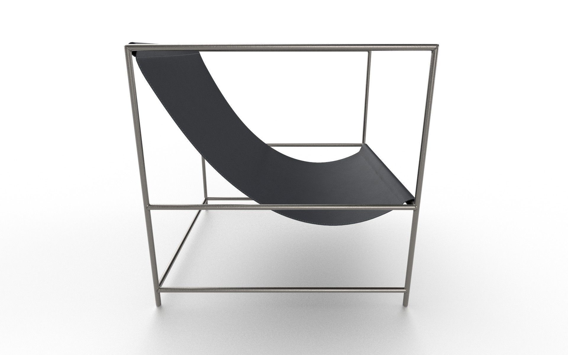 Chair M01 Low-poly 3D model_7