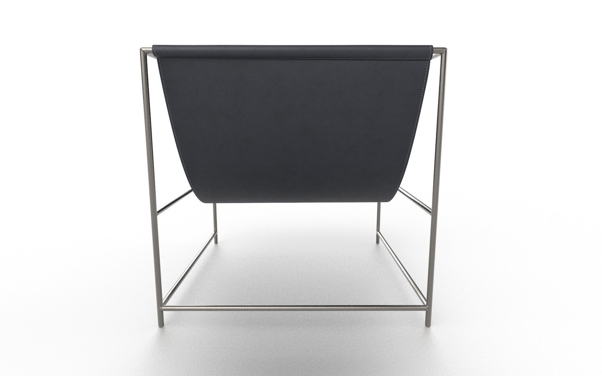 Chair M01 Low-poly 3D model_5