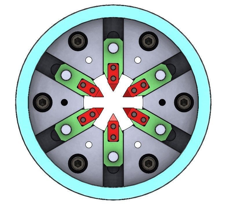 d50nma01 pipe Necking mechanism for CNC machining metal part 3D print model_4
