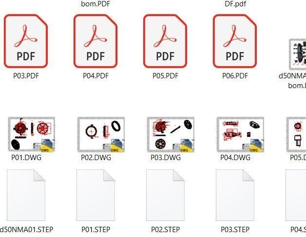d50nma01 pipe Necking mechanism for CNC machining metal part 3D print model_18