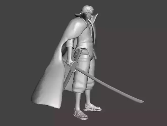 Red Hair Shanks 3D Model