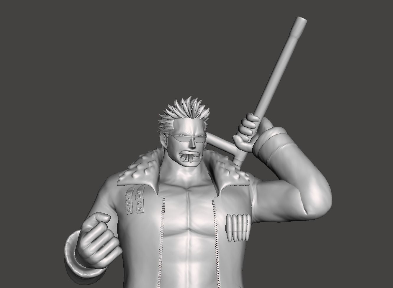 Vice Admiral Smoker 3D Model 3D print model_2
