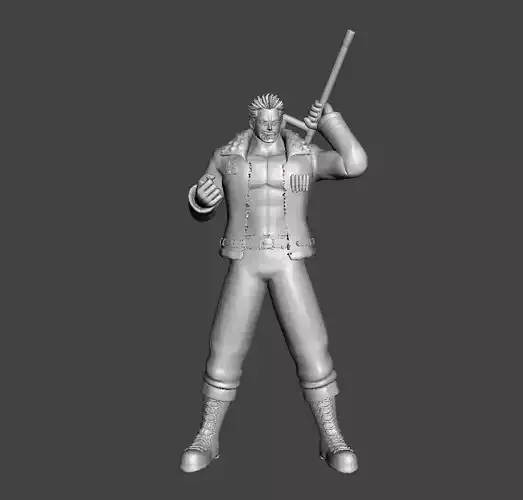Vice Admiral Smoker 3D Model 3D print model