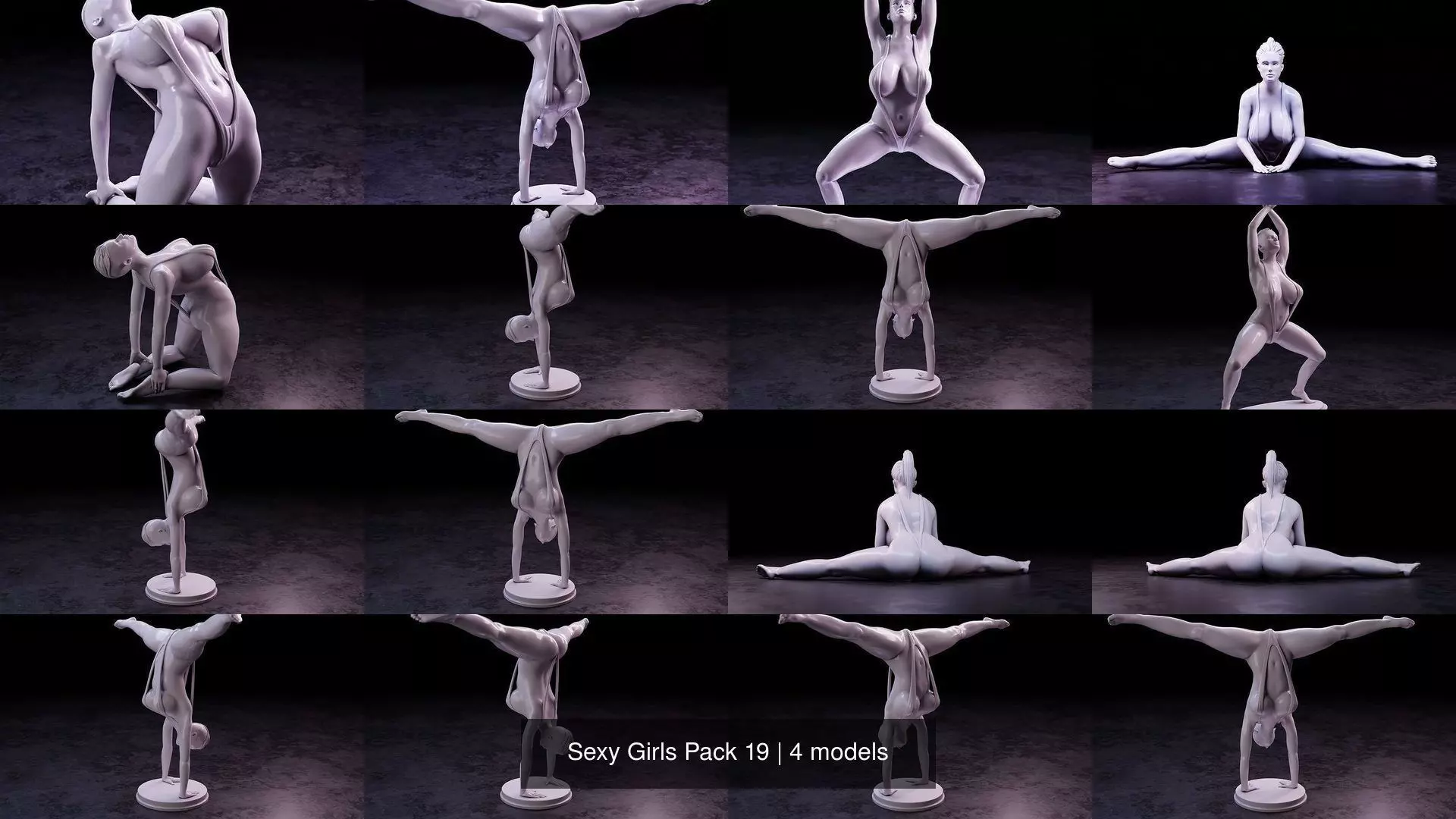Sexy Girls Pack 19 3D Model Collection_0