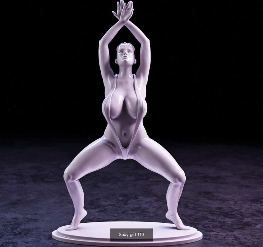 Sexy Girls Pack 19 3D Model Collection_3