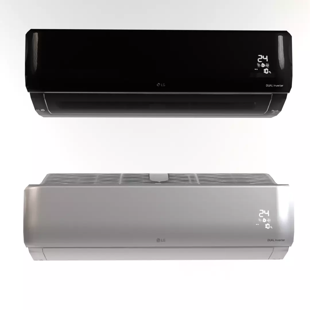 air conditioner Low-poly 3D model