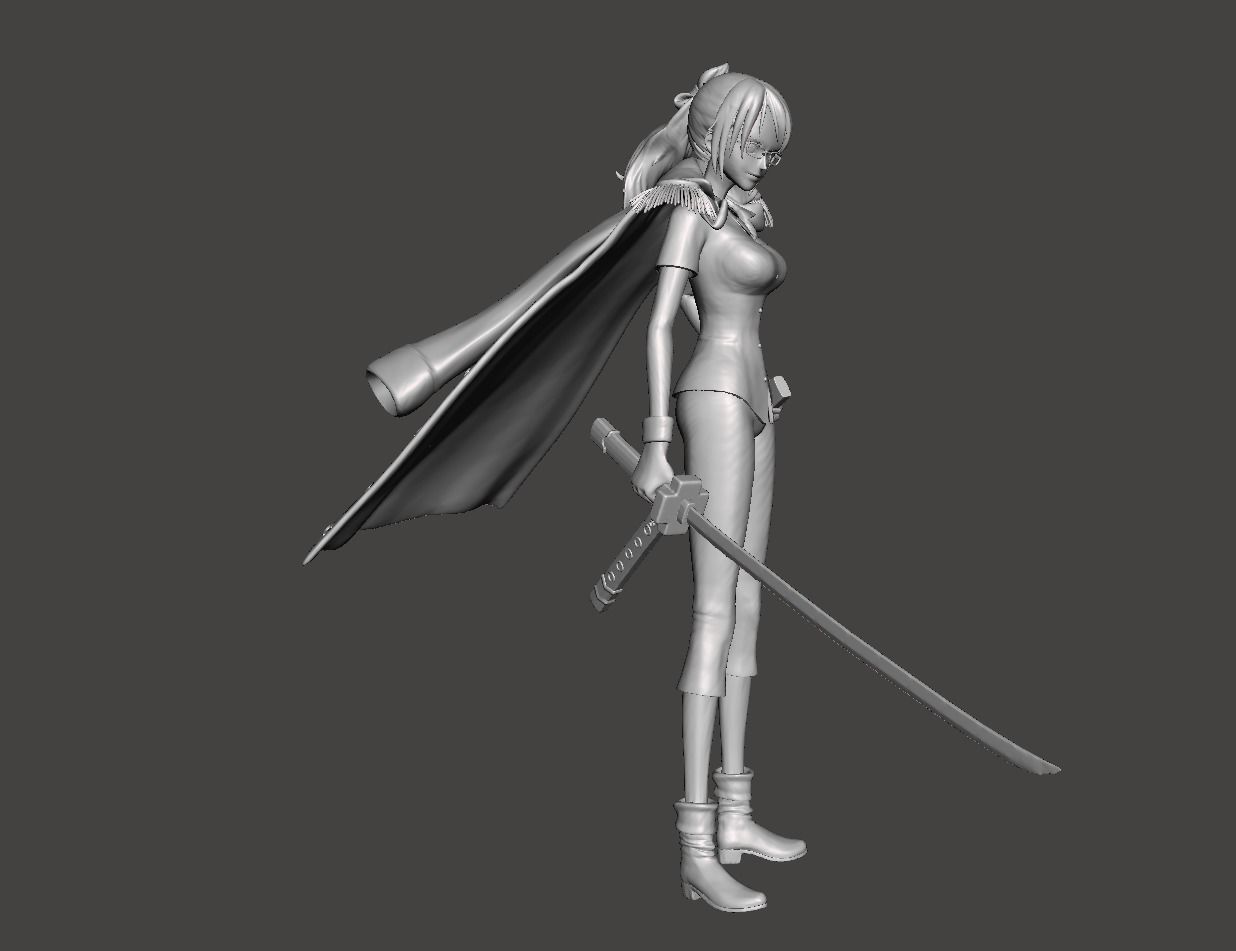 Captain Tashigi 3D Model 3D print model_1