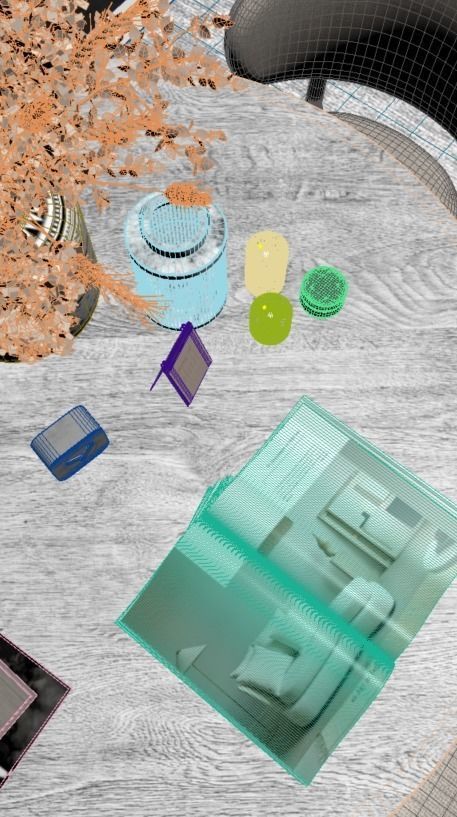 Modern Dining Room 3D model_5