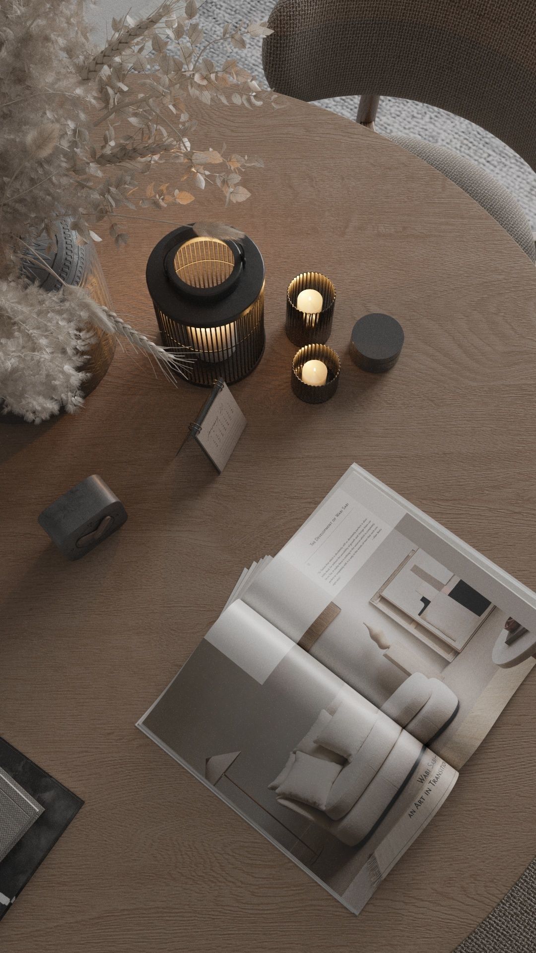 Modern Dining Room 3D model_2