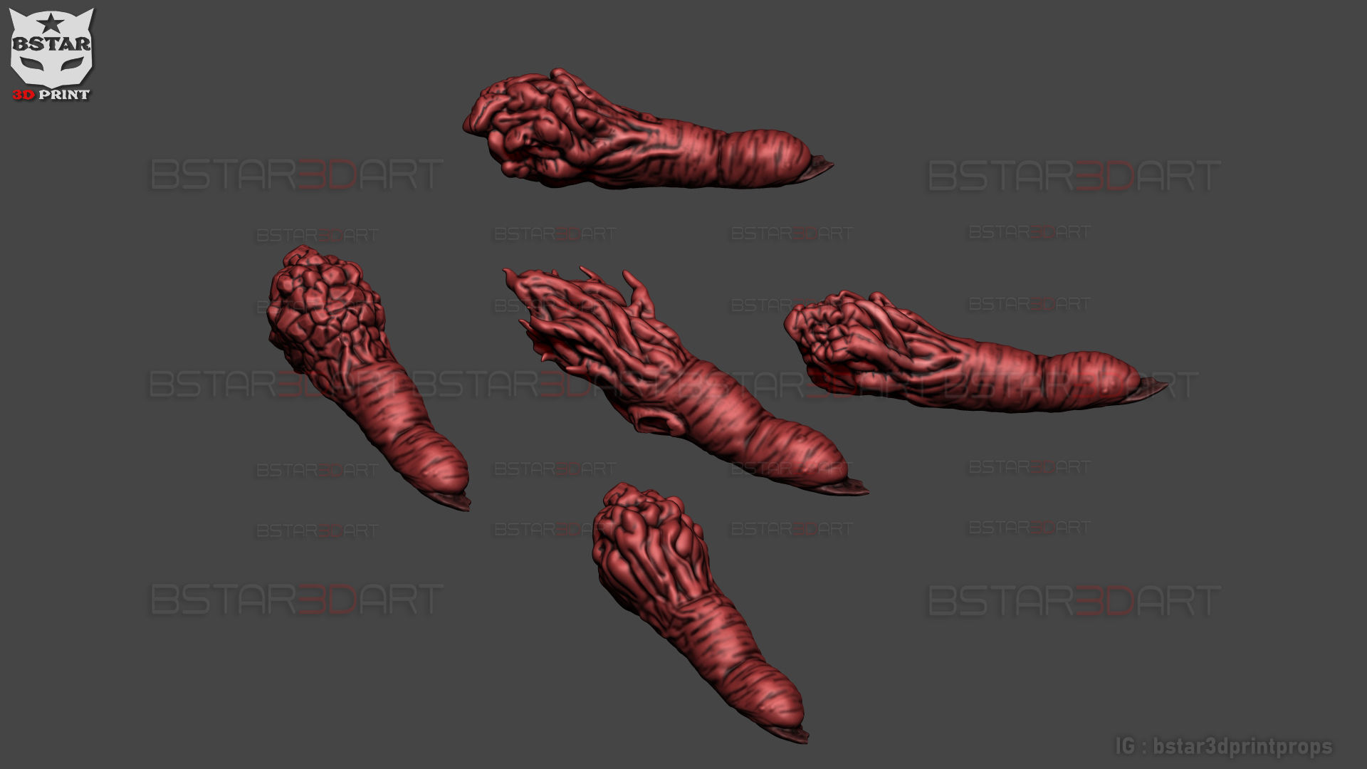 Sukuna Fingers High Quality  - Jujutsu Kaisen 3D print model_16