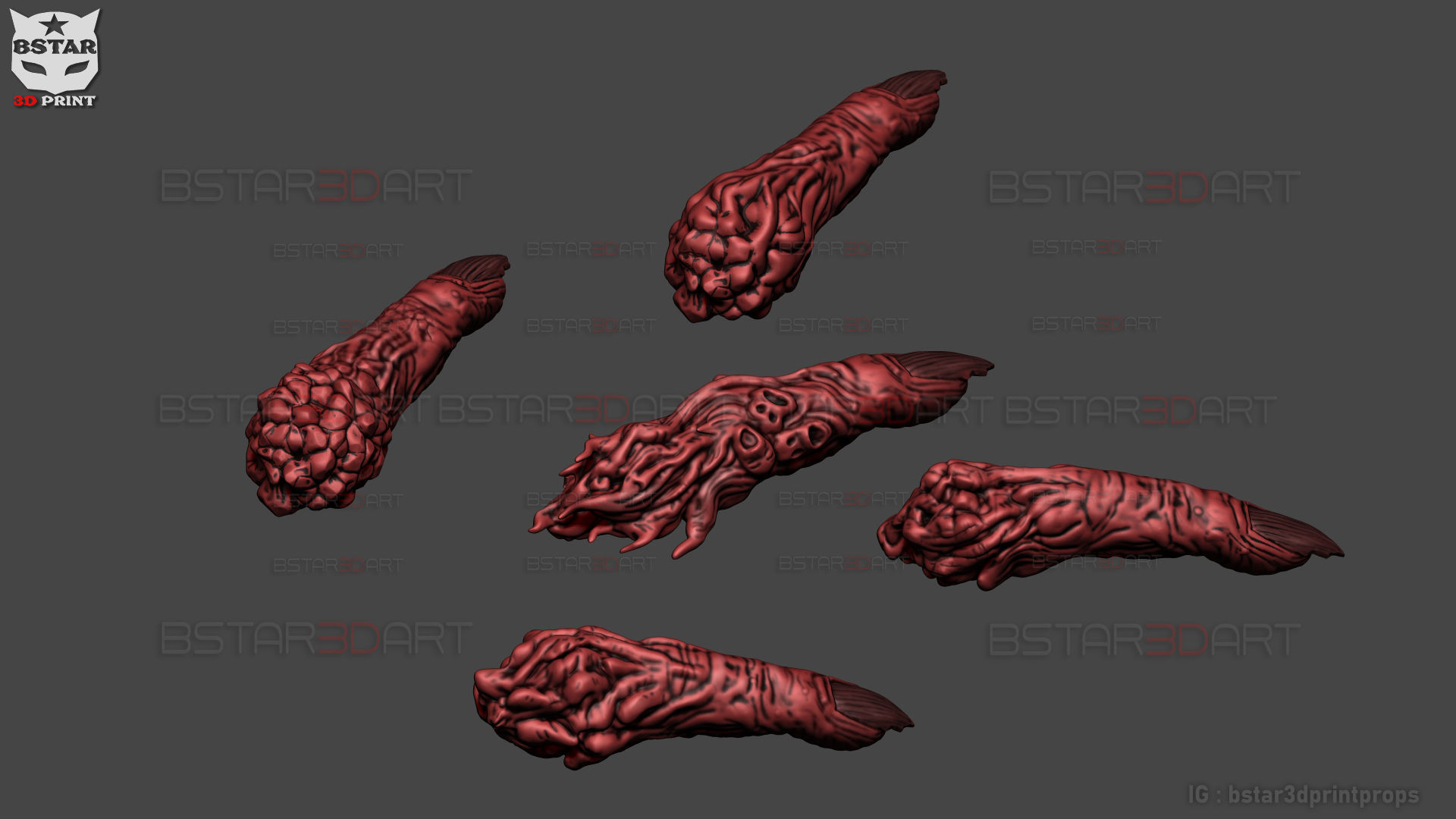 Sukuna Fingers High Quality  - Jujutsu Kaisen 3D print model_11