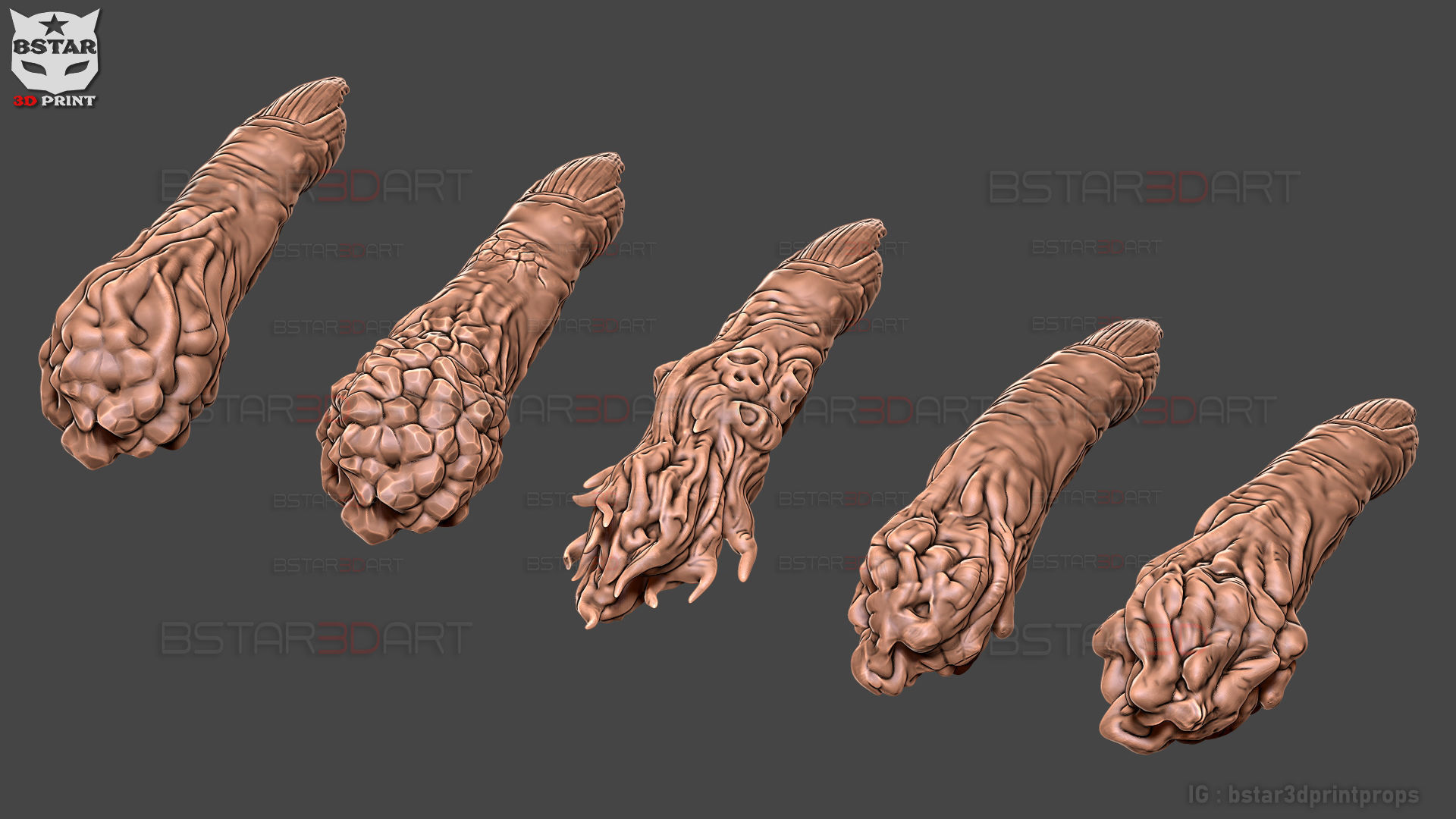 Sukuna Fingers High Quality  - Jujutsu Kaisen 3D print model_23