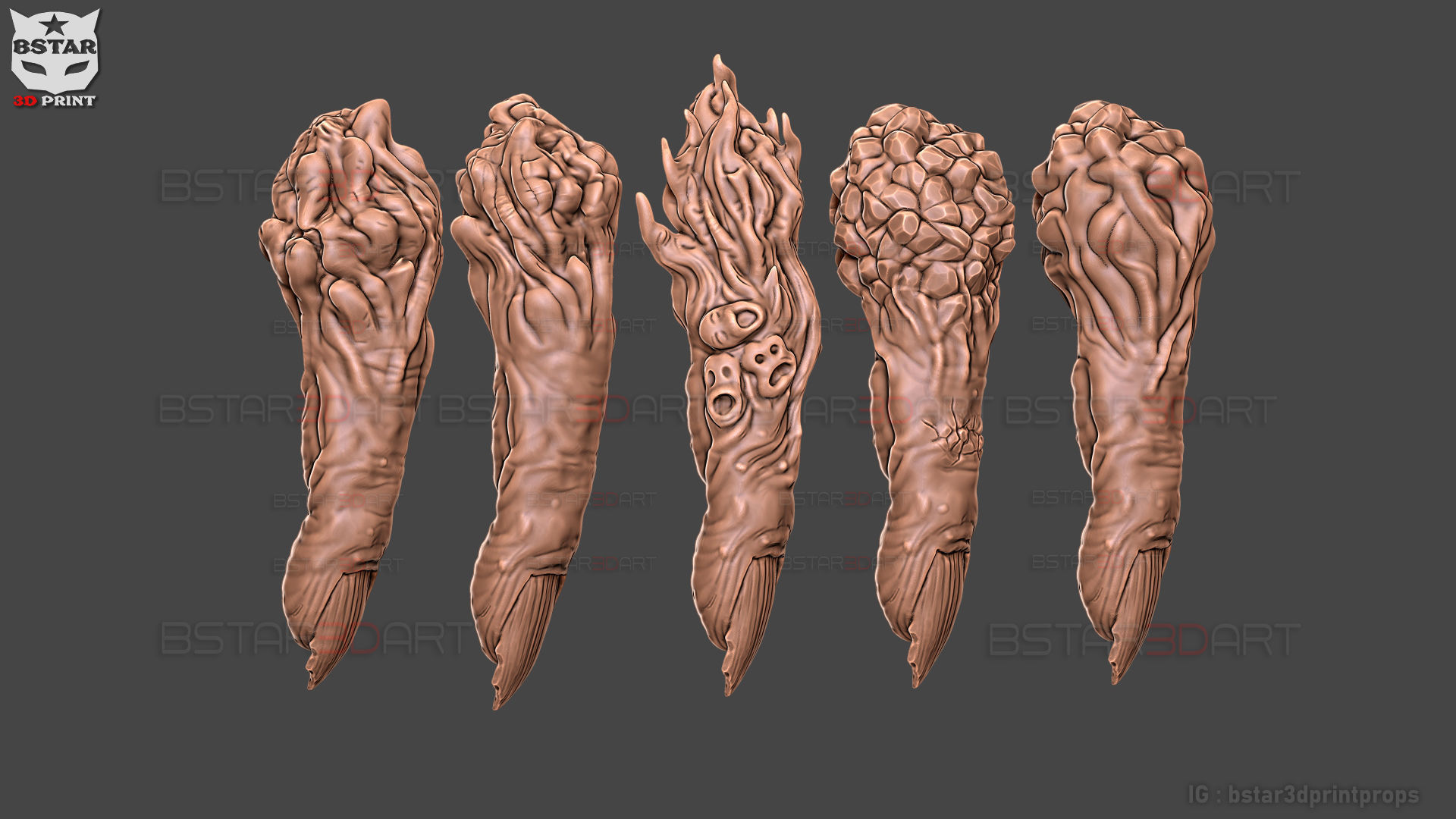 Sukuna Fingers High Quality  - Jujutsu Kaisen 3D print model_19