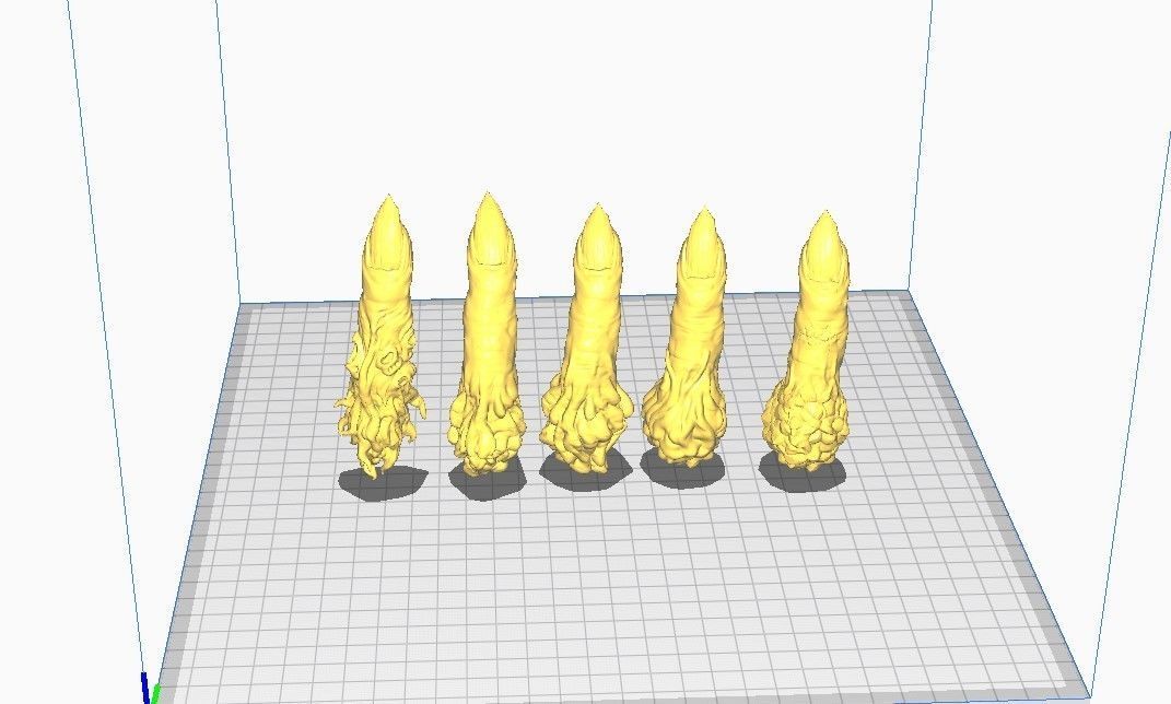 Sukuna Fingers High Quality  - Jujutsu Kaisen 3D print model_24