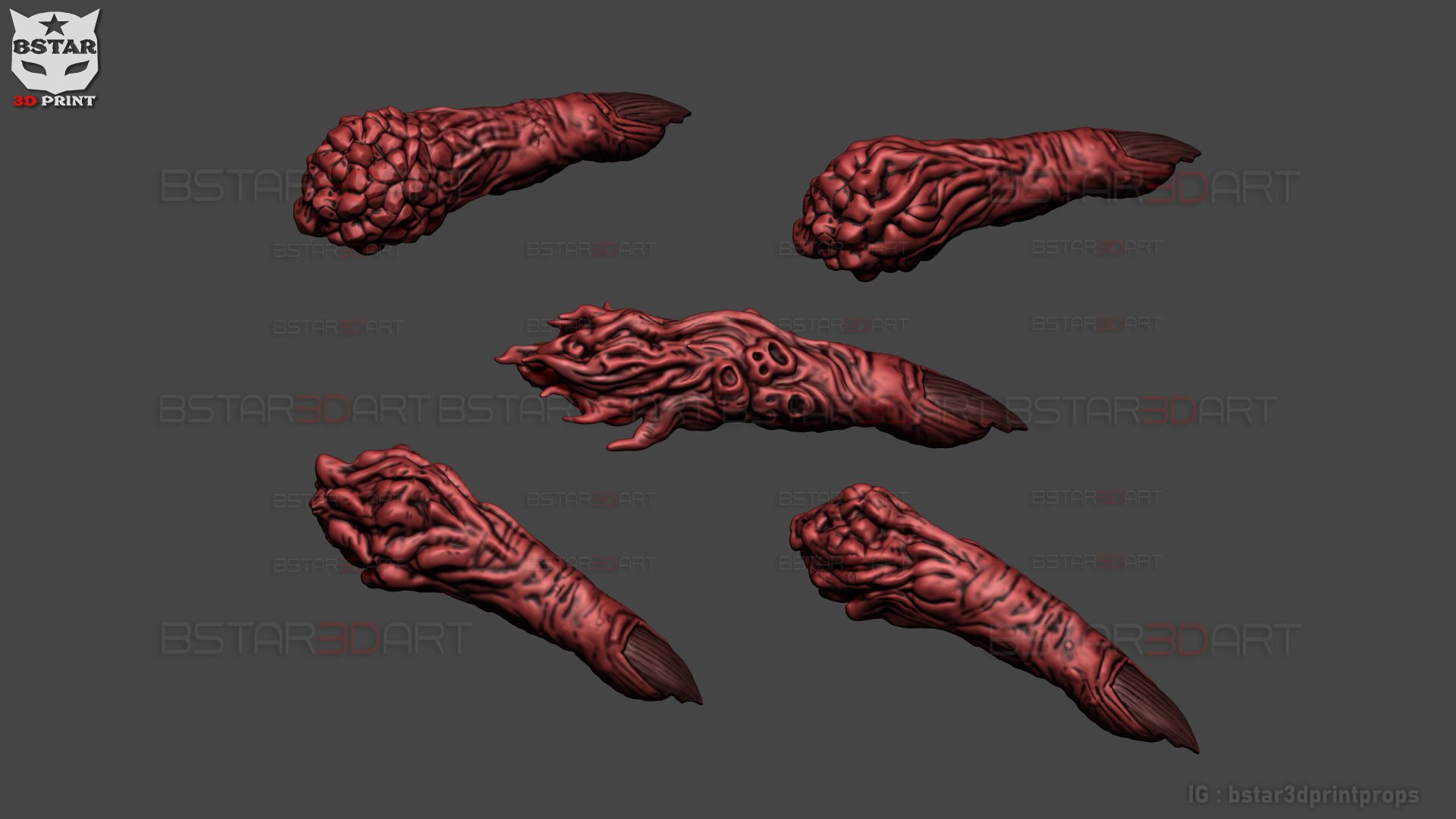 Sukuna Fingers High Quality  - Jujutsu Kaisen 3D print model_10