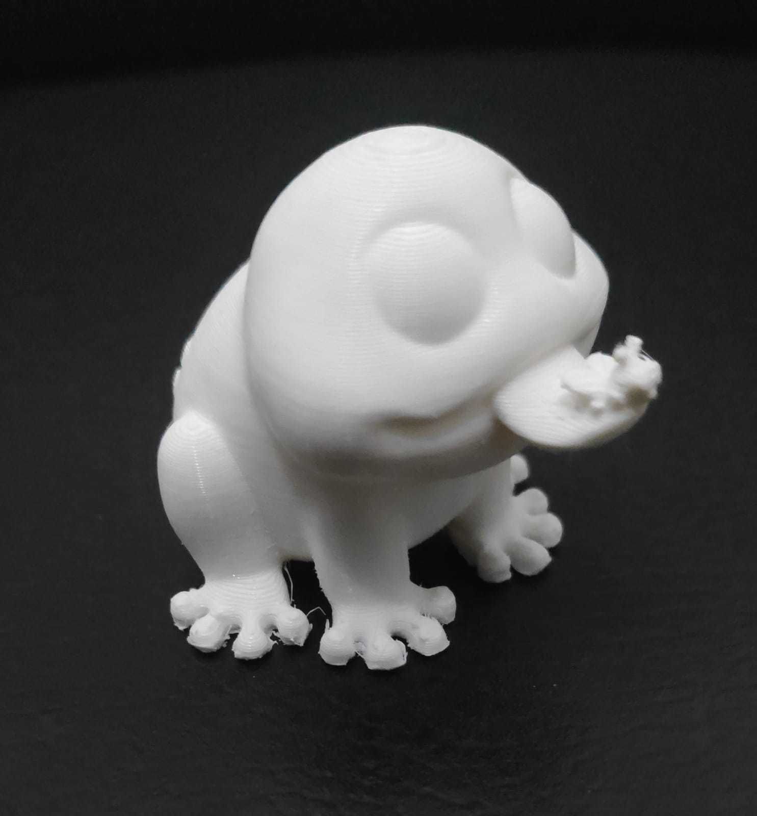 Frog Eating Mosquito 3D print model_17
