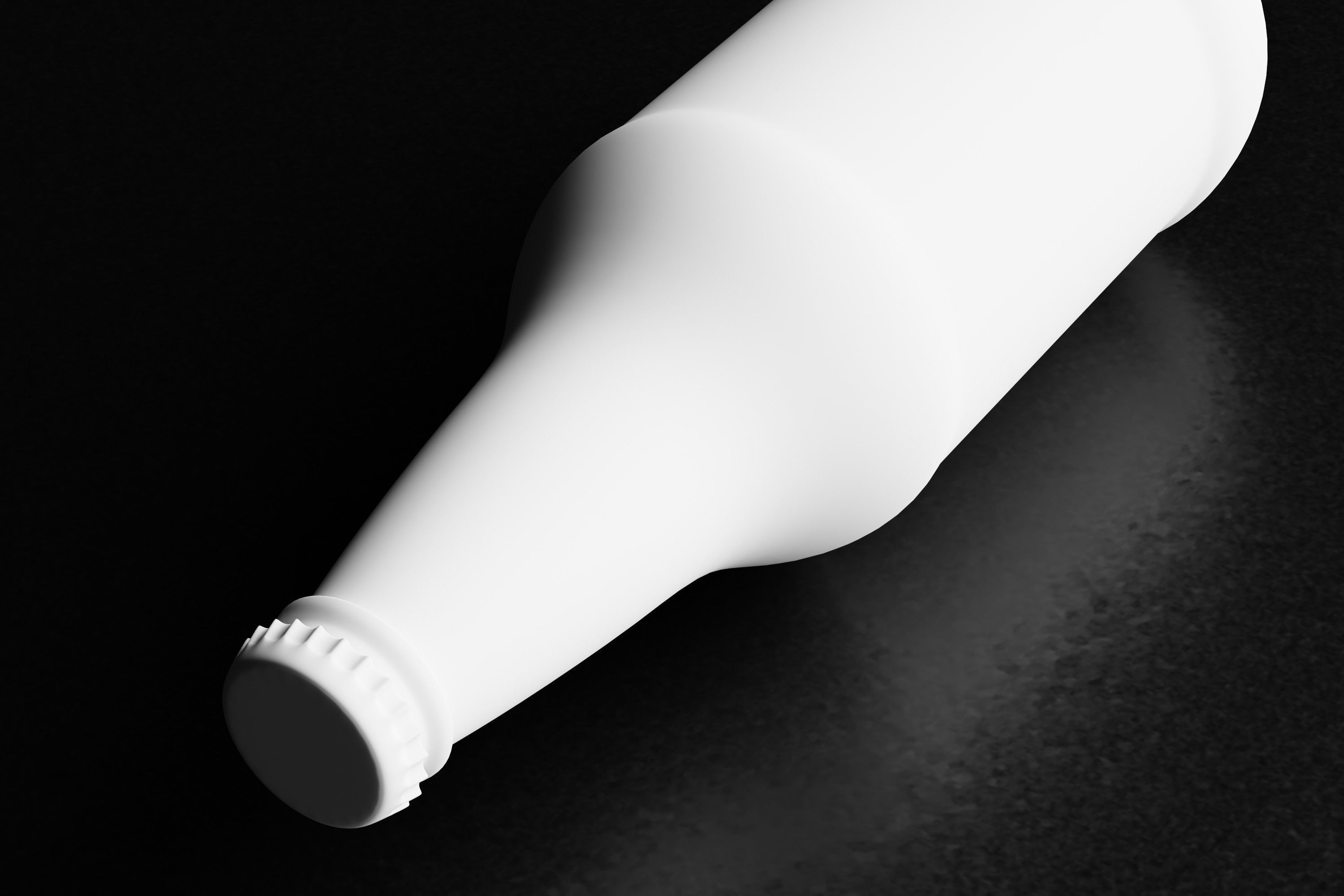 Heritage Beer Bottle Low-poly 3D model_2