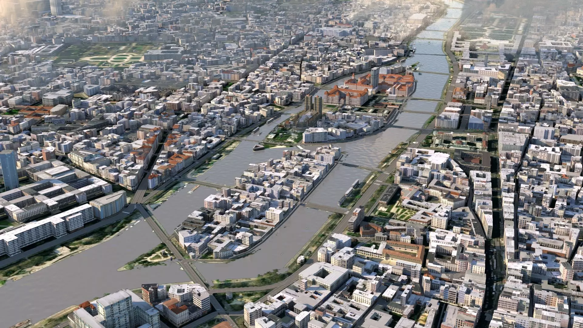 Paris City 2023 Low-poly 3D model_0