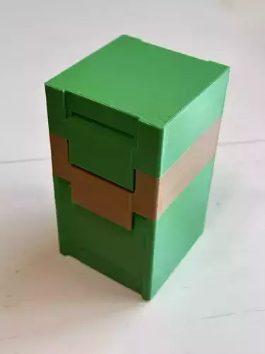 TCG CCG DECK AND DICE STORAGE BOX 3D print model