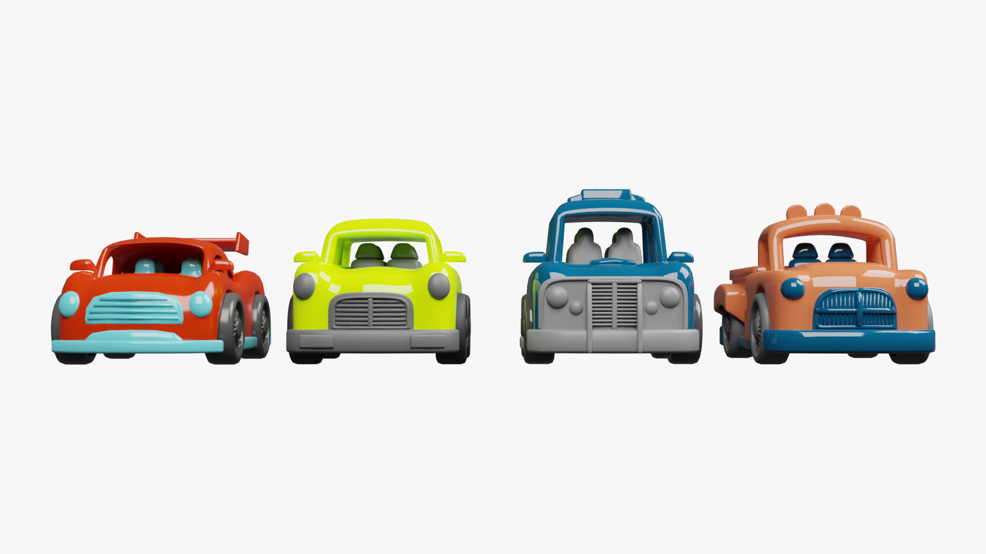 Kids Toys -  MiniCars 3D model_1