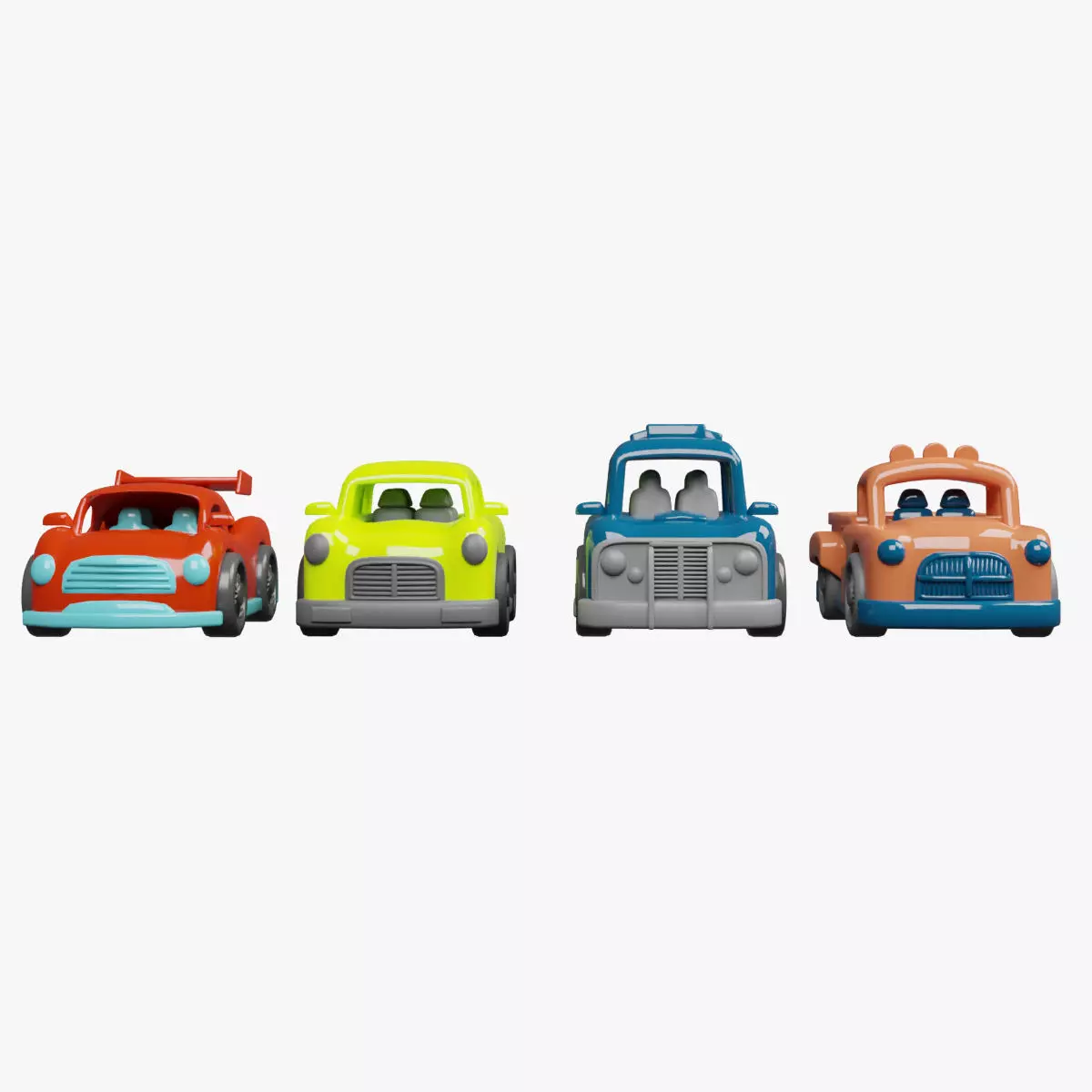 Kids Toys -  MiniCars 3D model_0