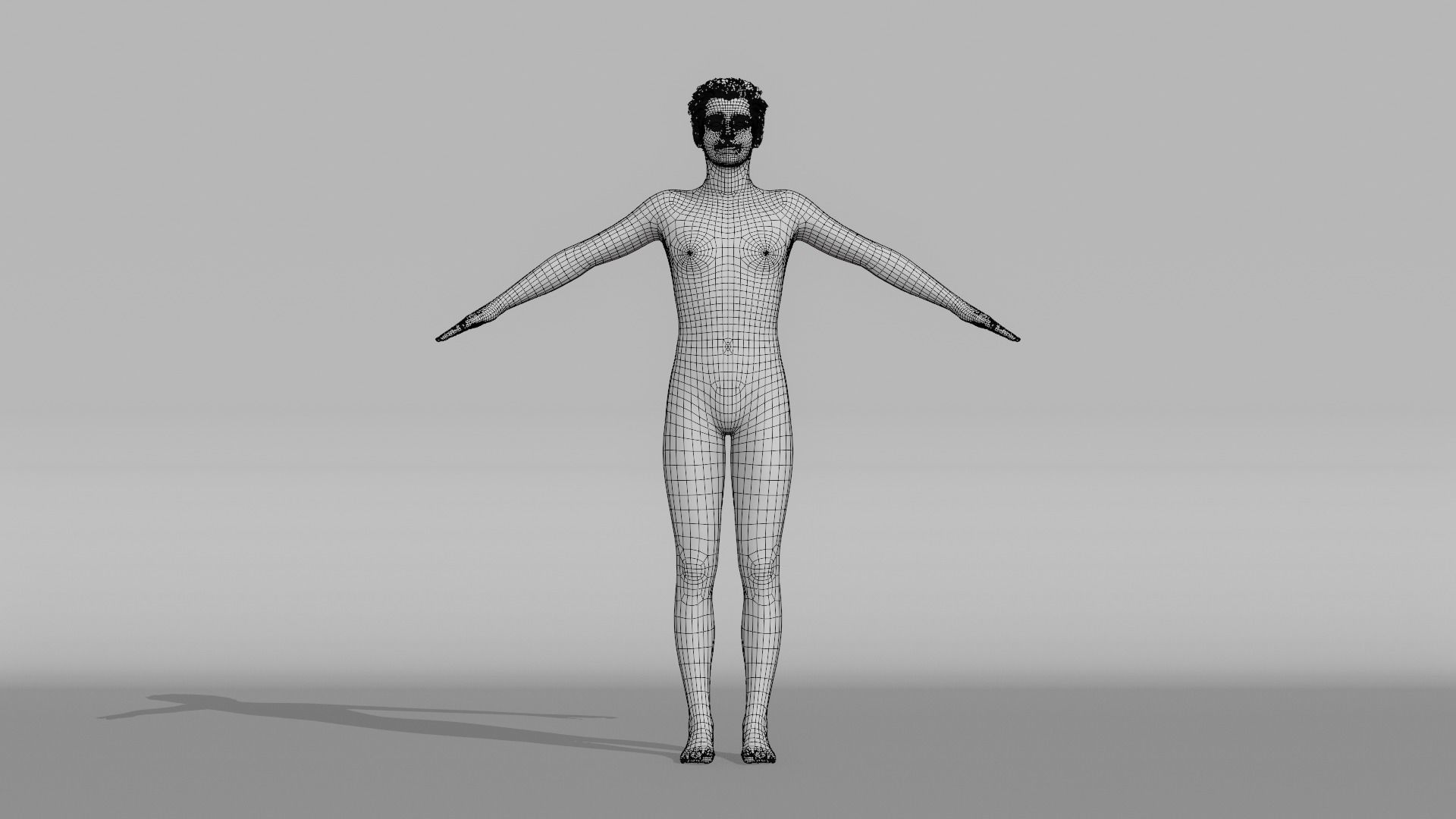 Realistic Teen - David 3D model_16