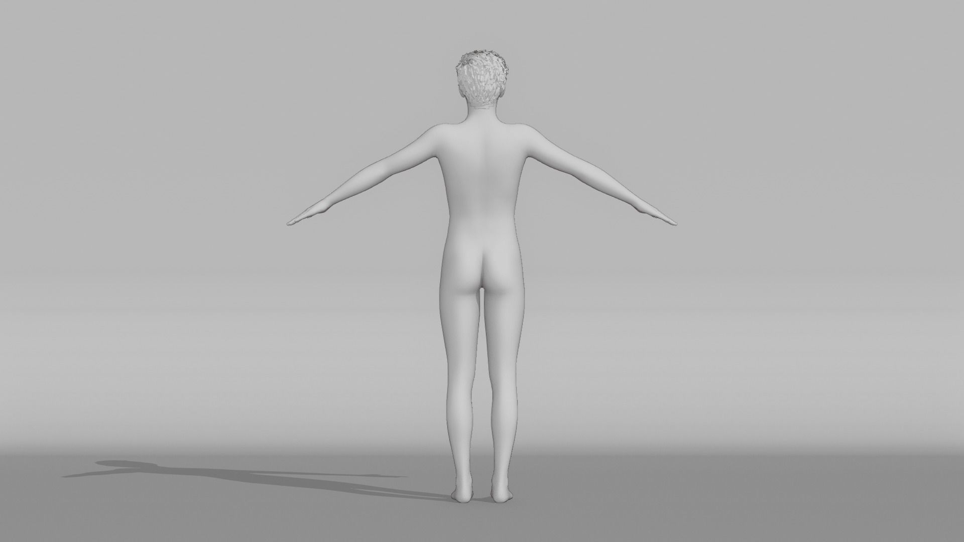 Realistic Teen - David 3D model_8