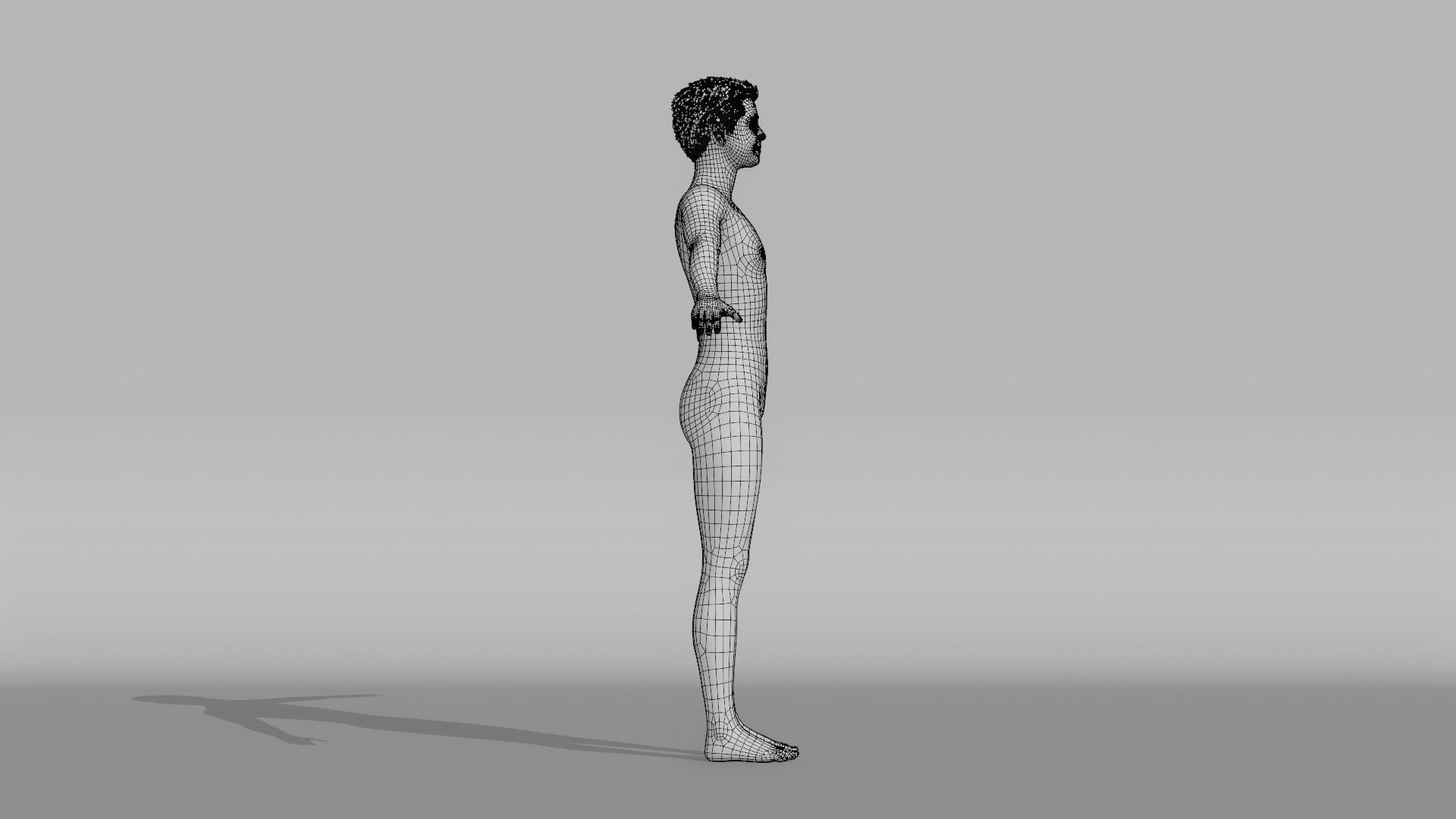 Realistic Teen - David 3D model_17