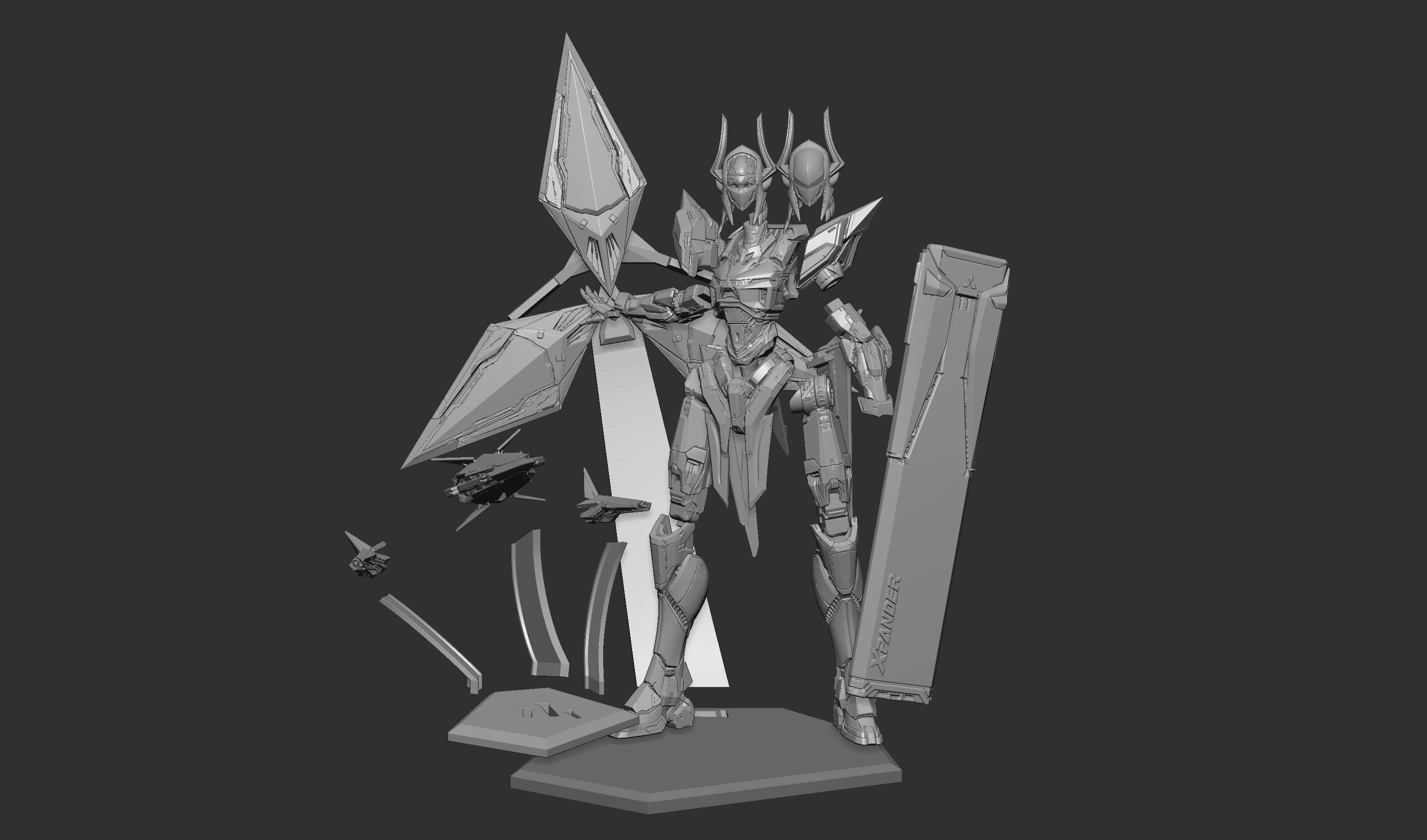 Mecha Xpander - 3D Print Model Files 3D print model_24