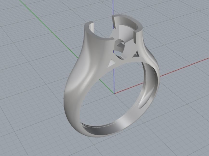 engagement rings 3D print model_11