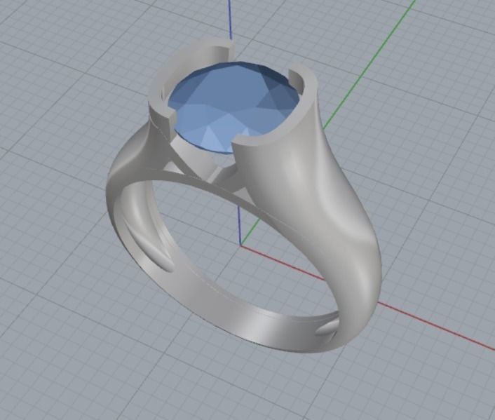 engagement rings 3D print model_7