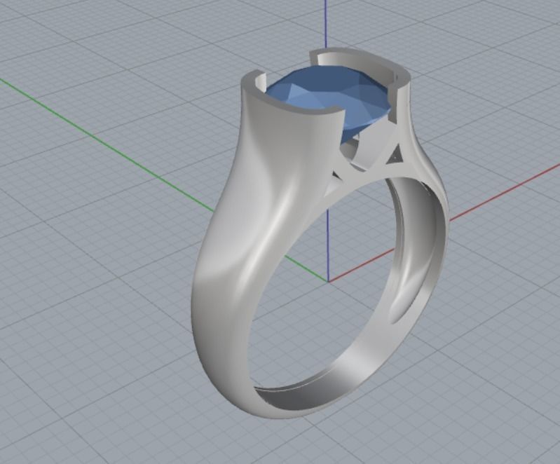 engagement rings 3D print model_10