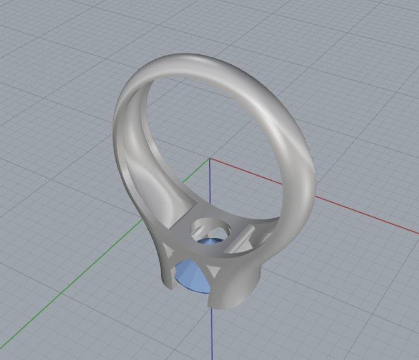 engagement rings 3D print model_8