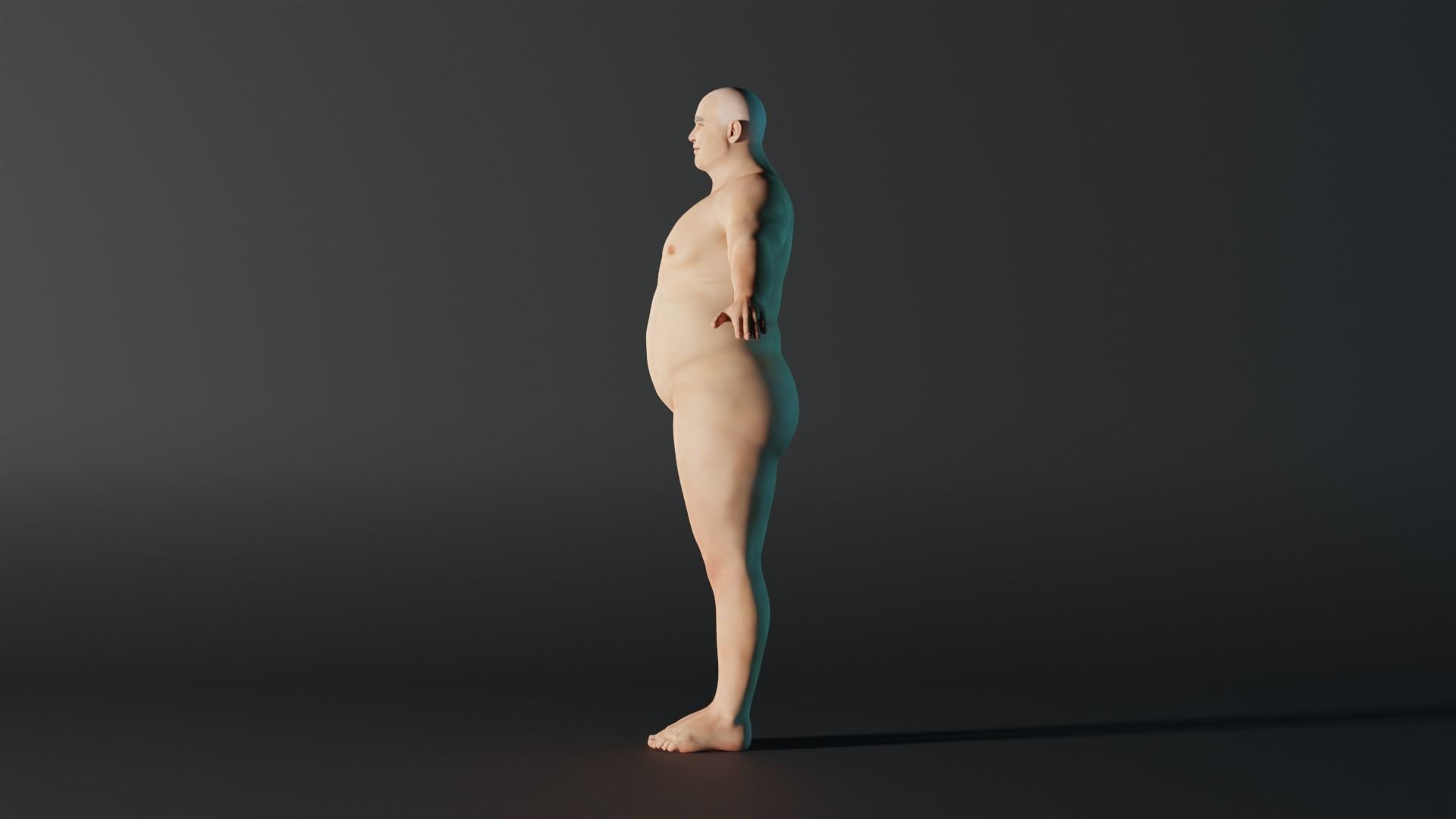 Realistic Male - Hardman 3D model_3