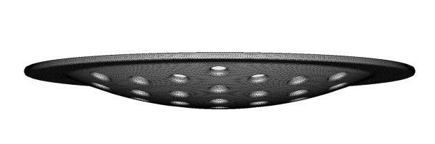 Plastic Bathroom Strainer 3D model_6