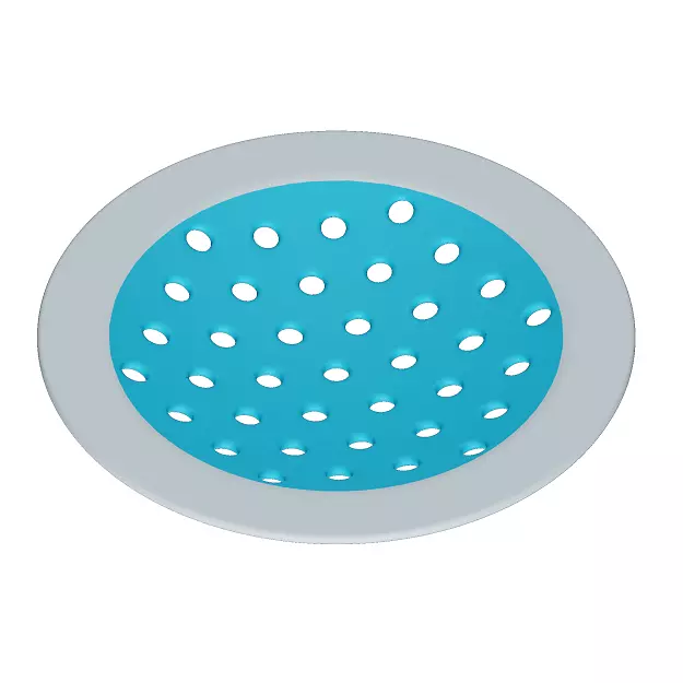 Plastic Bathroom Strainer 3D model_0