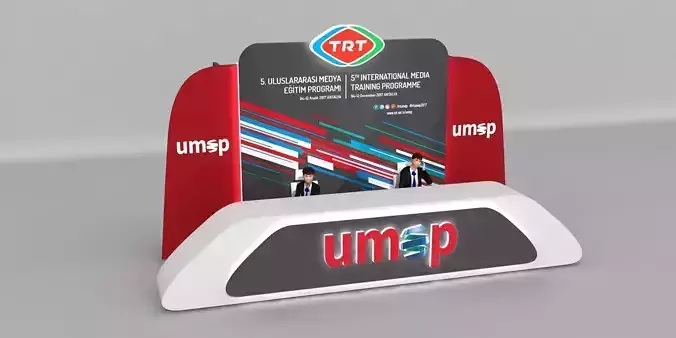 Meeting Registration Desk 003 3D model