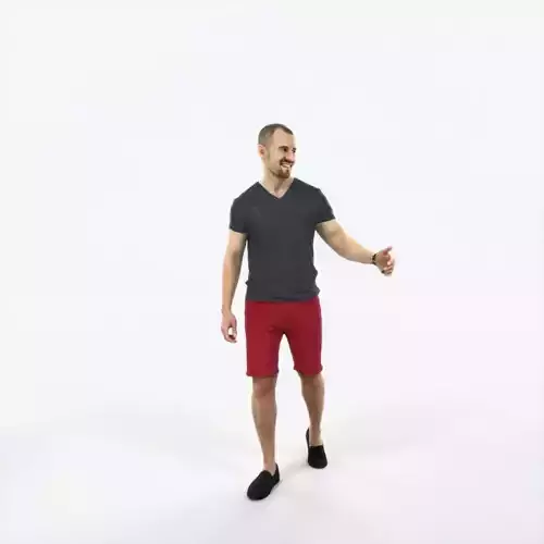 Master 24K Explaining Couple Summer walking Casual Man