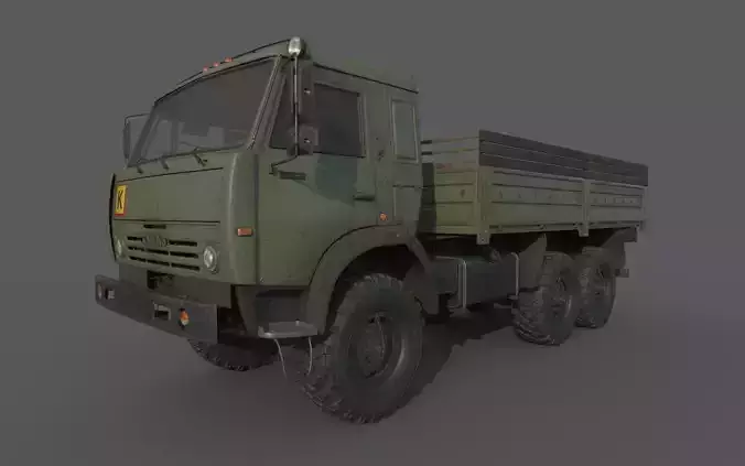 kamaz 5350 3D model