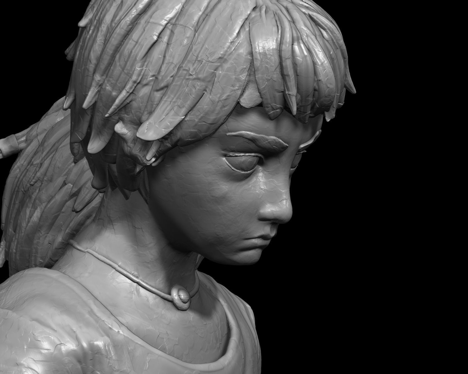 Arcane Vi and Powder Sculpture 3D print model_17