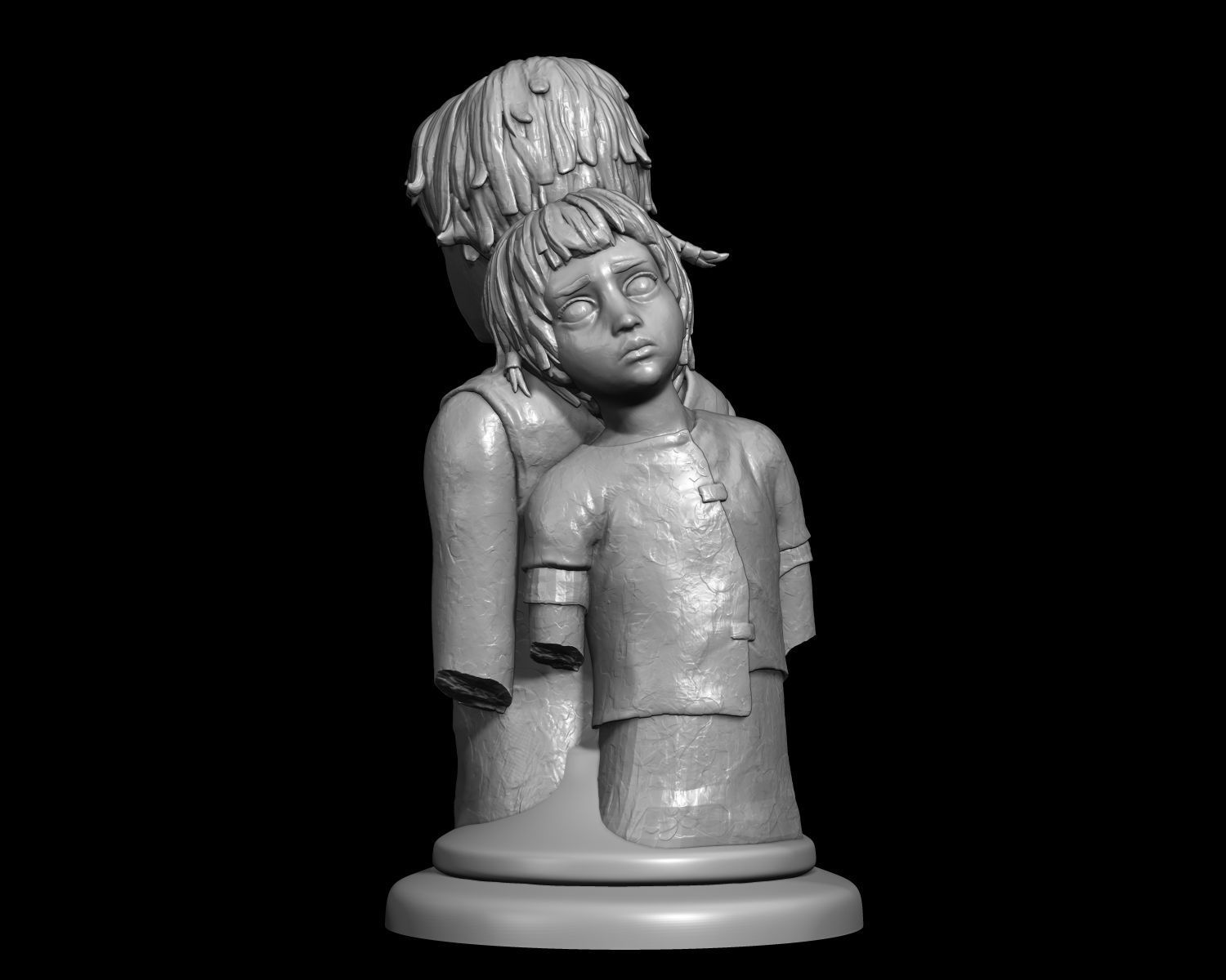 Arcane Vi and Powder Sculpture 3D print model_10