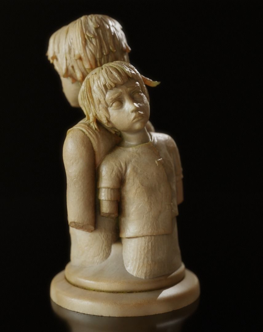 Arcane Vi and Powder Sculpture 3D print model_2