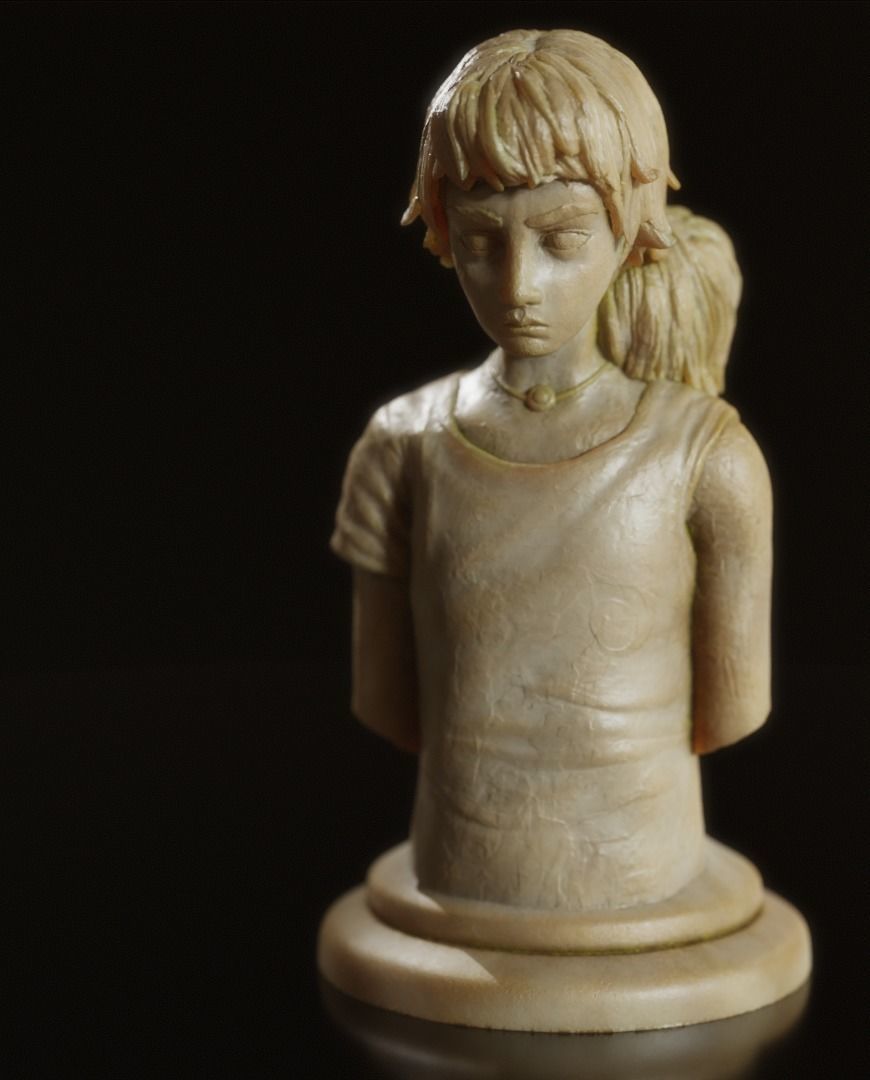 Arcane Vi and Powder Sculpture 3D print model_4