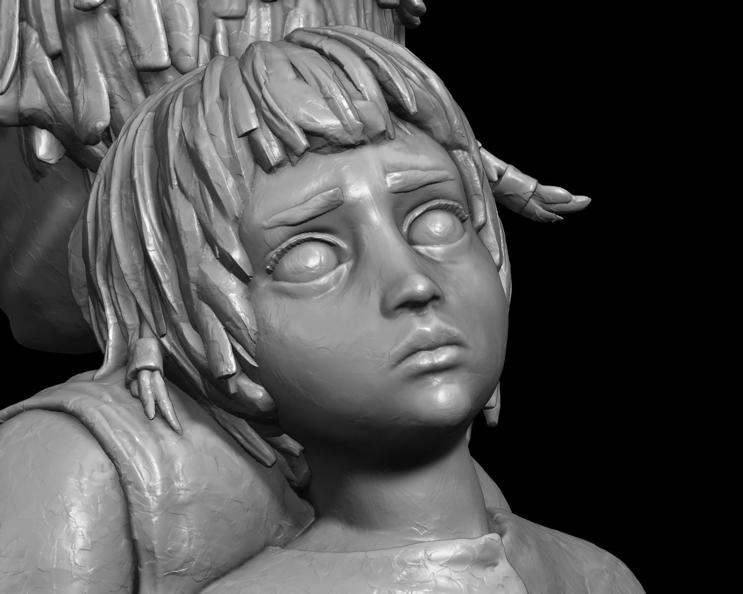 Arcane Vi and Powder Sculpture 3D print model_5