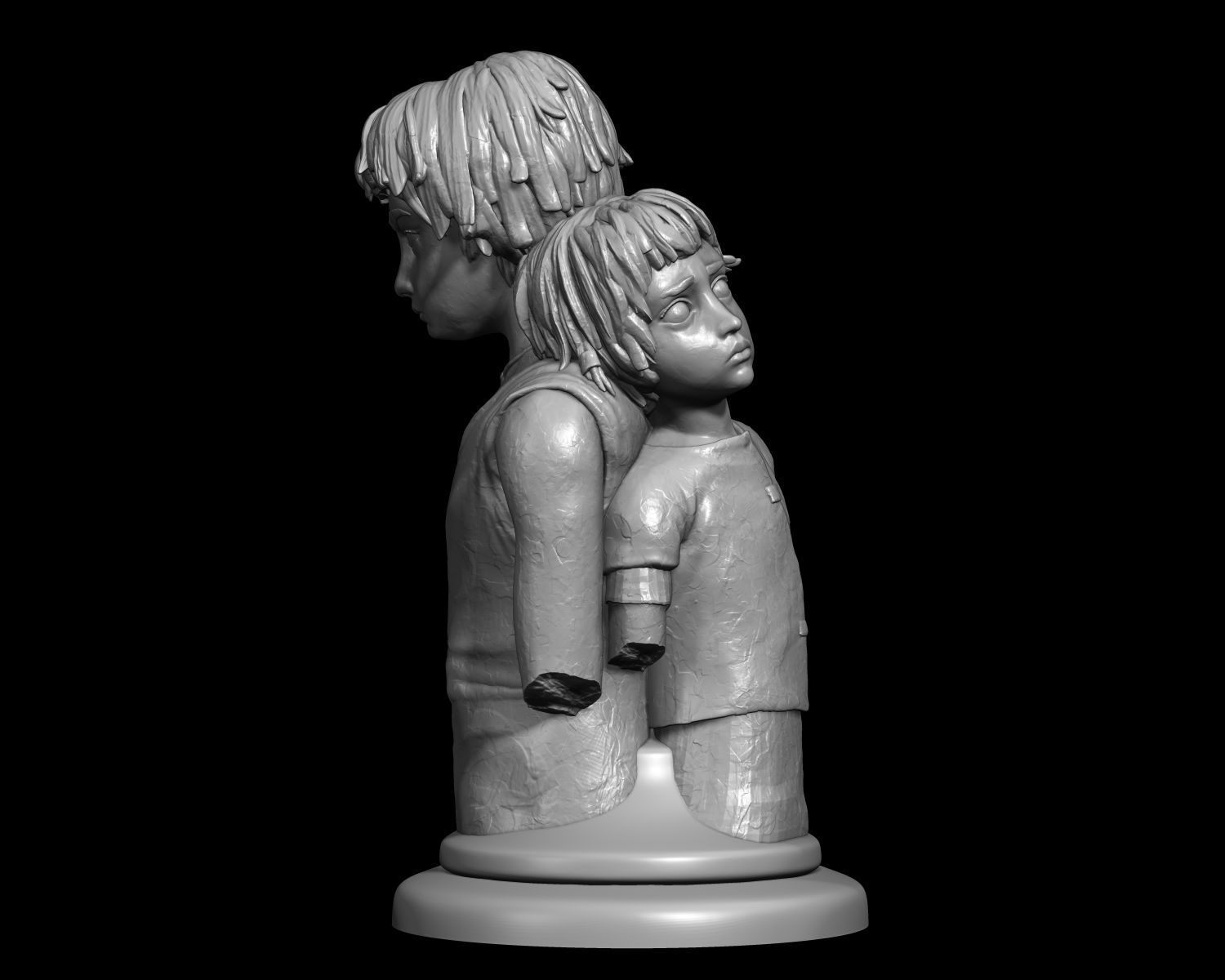 Arcane Vi and Powder Sculpture 3D print model_9