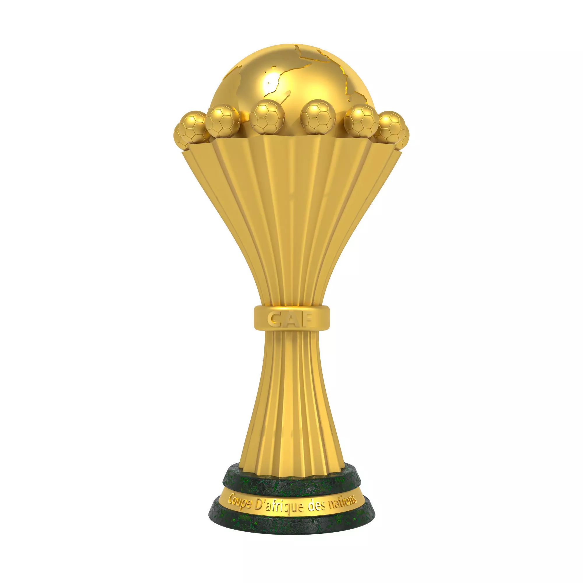 Africa Cup Of Nations Trophy CAF Champions 3D model