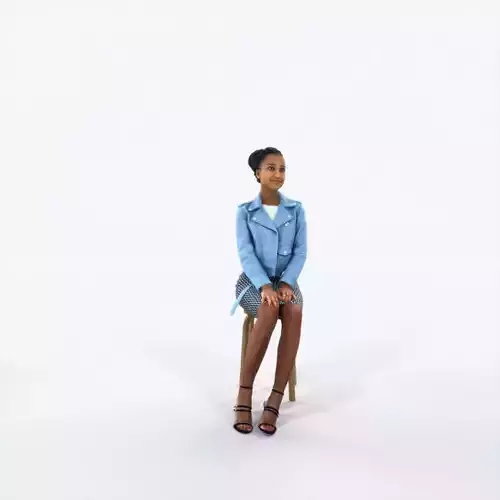 May 06I Observing Sitting Casual Woman