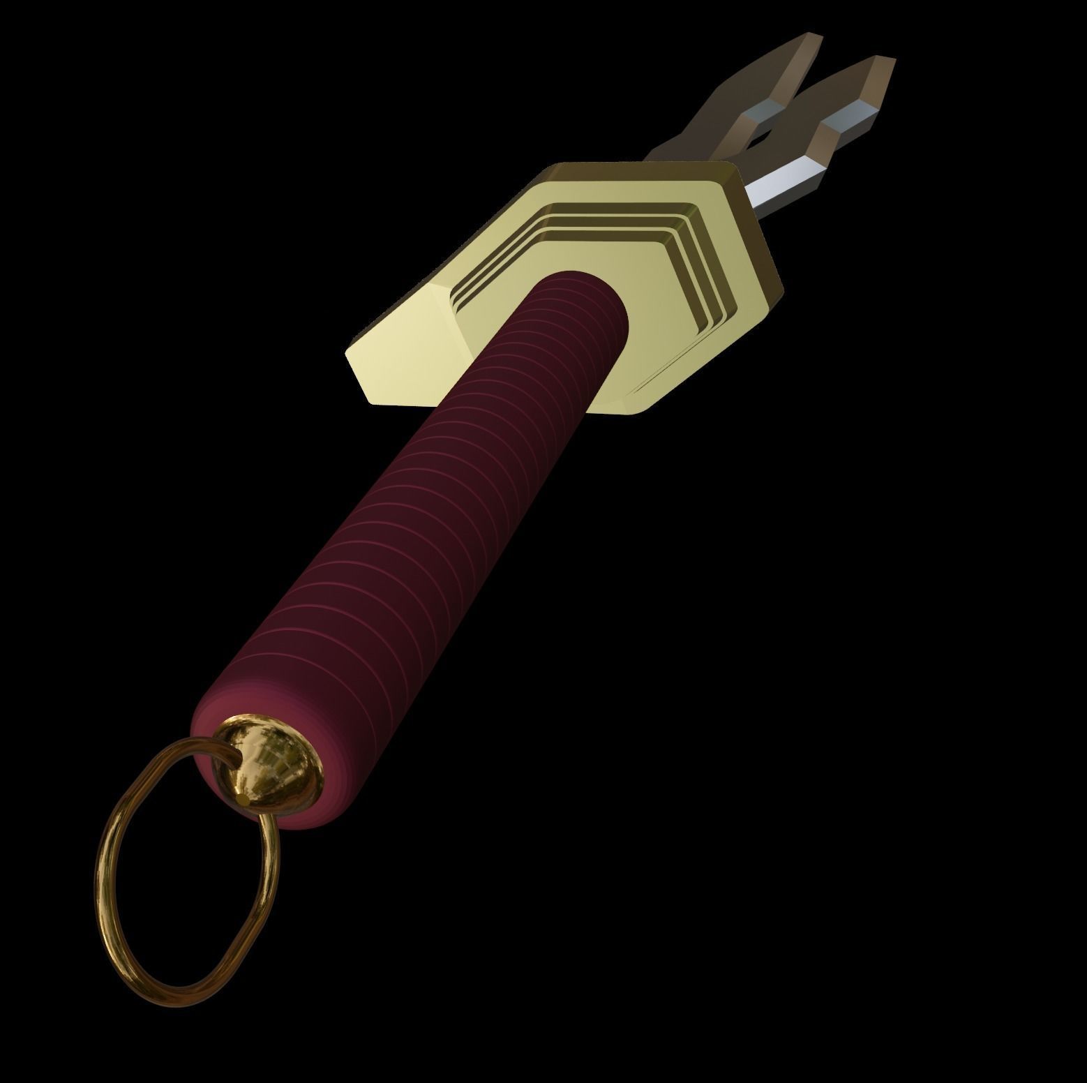 INVERTED SPEAR OF HEAVEN ANIME MANGA VERSIONS JUJUTSU KAISEN-STL 3D print model_9